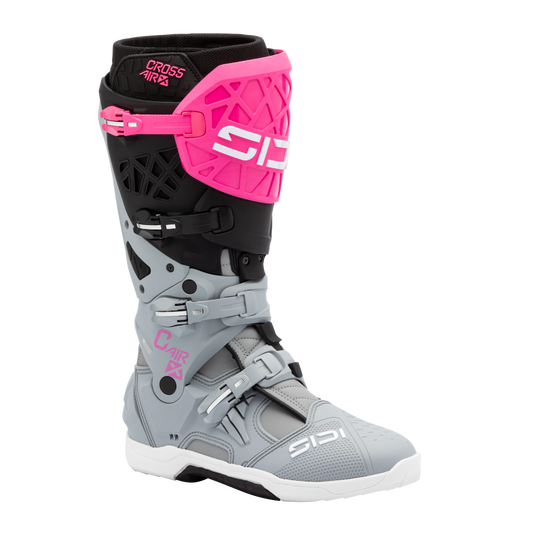 Sidi Crossair X CE Boots Grey/Fluo Pink