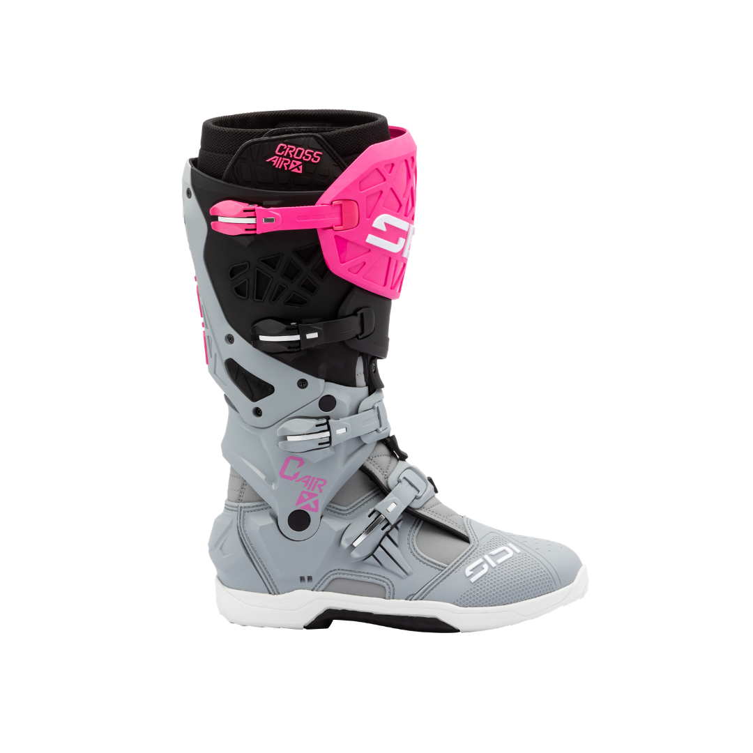 Sidi Crossair X CE Boots Grey/Fluo Pink