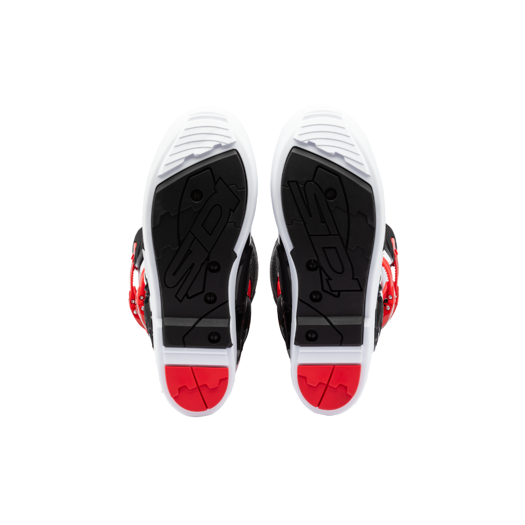 Crossfire 3 SRS White, Black & Red Motorcycle Boots