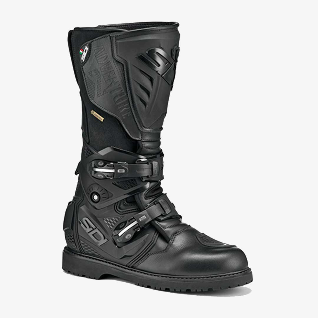 Adventure 2 Gore Black Motorcycle Boots
