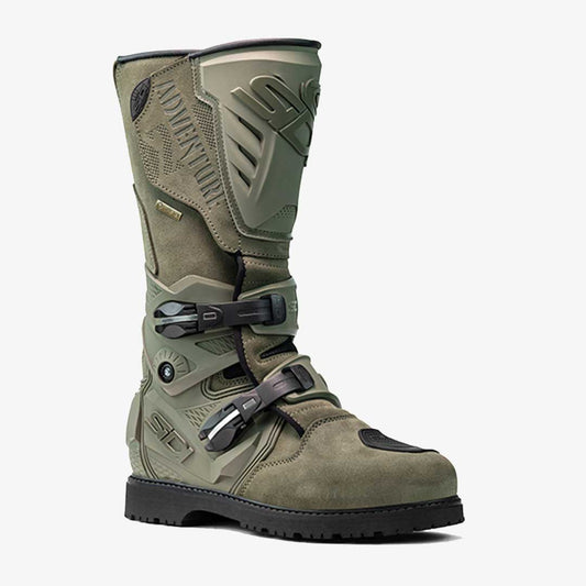 Adventure 2 Gore Military Green Motorcycle Boots