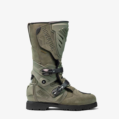 Adventure 2 Gore Military Green Motorcycle Boots