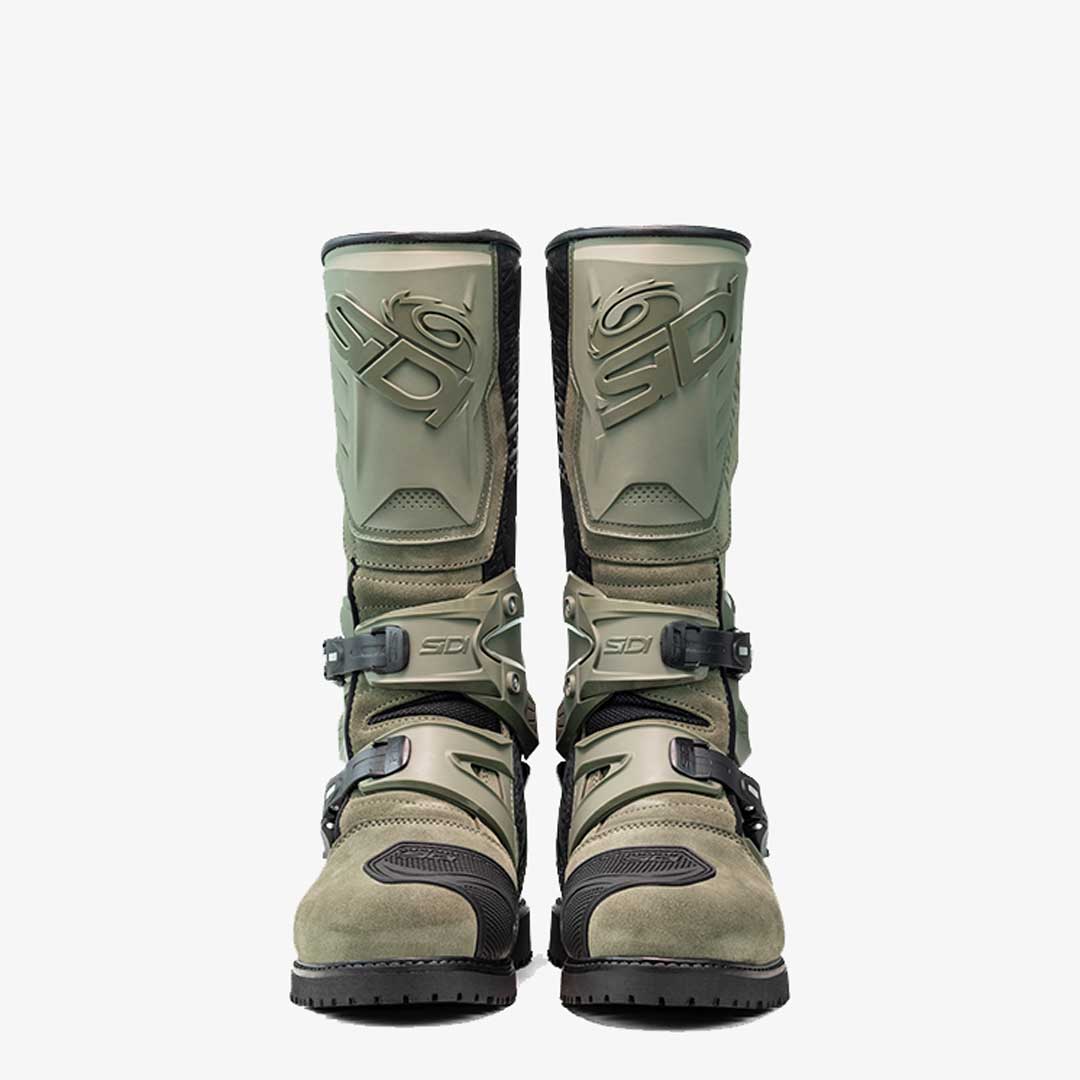 Adventure 2 Gore Military Green Motorcycle Boots