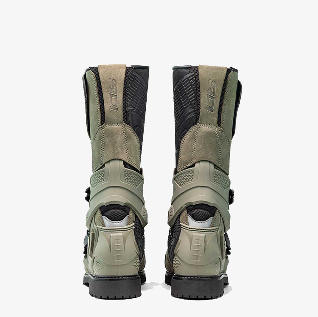 Adventure 2 Gore Military Green Motorcycle Boots