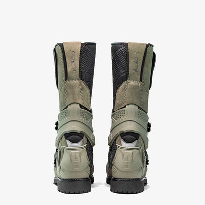 Adventure 2 Gore Military Green Motorcycle Boots
