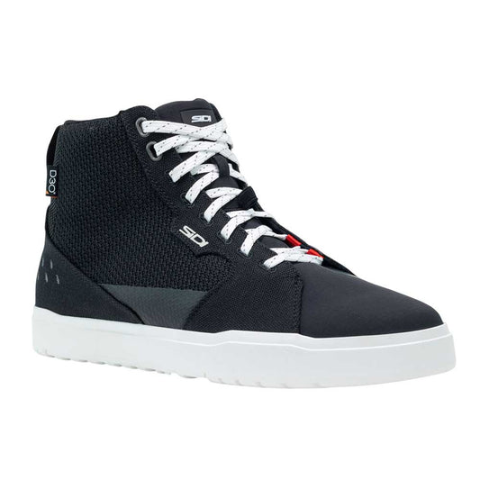 Sidi Arx Air Black and White Motorcycle Trainers