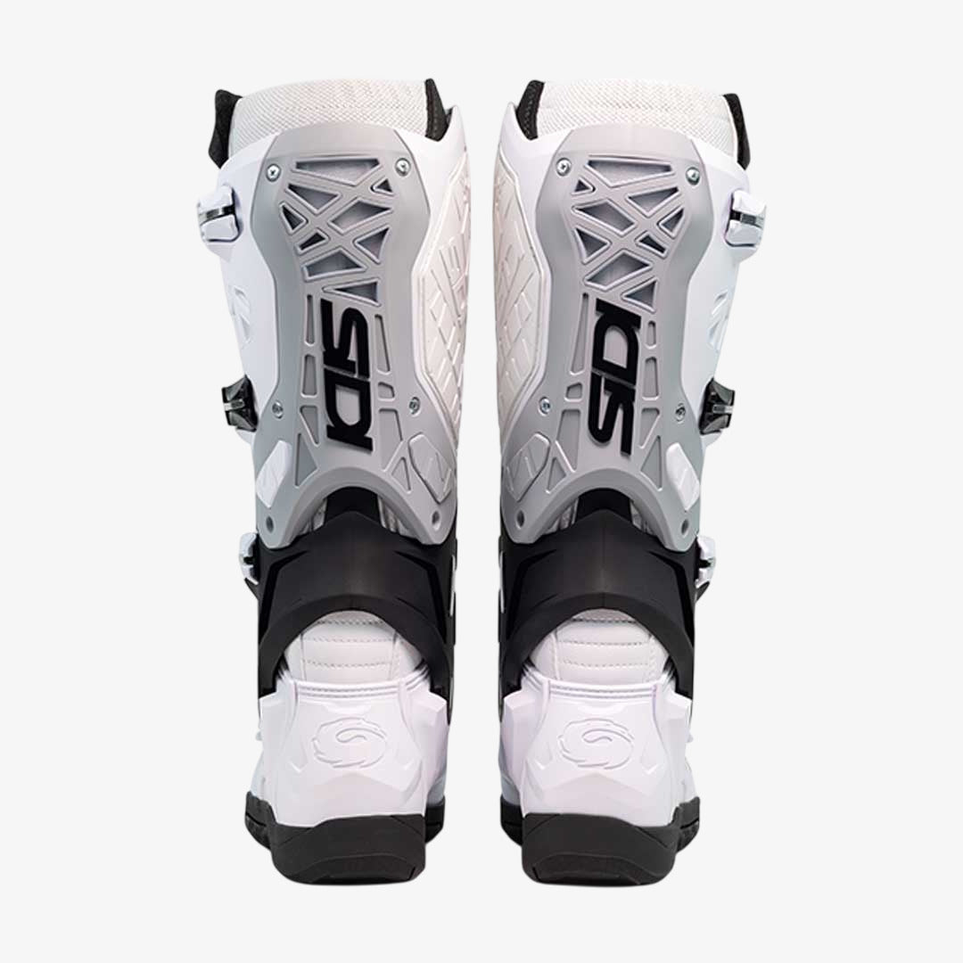 Crossair X White & Black Motorcycle Boots