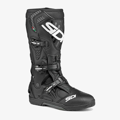 Crossair Black Motorcycle Boots