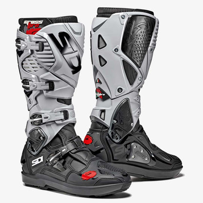 Crossfire 3 SRS Black & Ash Motorcycle Boots