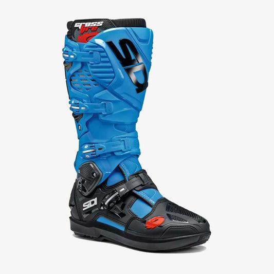 Crossfire 3 SRS Blue & Black Motorcycle Boots