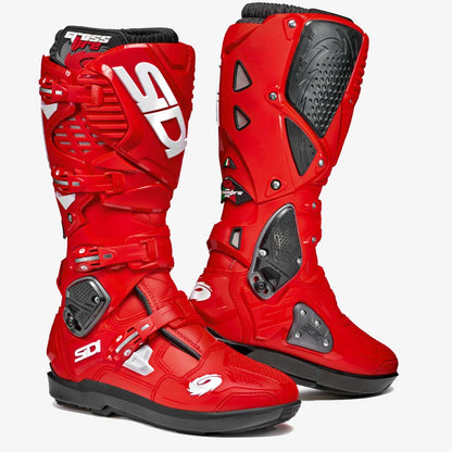 Crossfire 3 SRS Red Motorcycle Boots