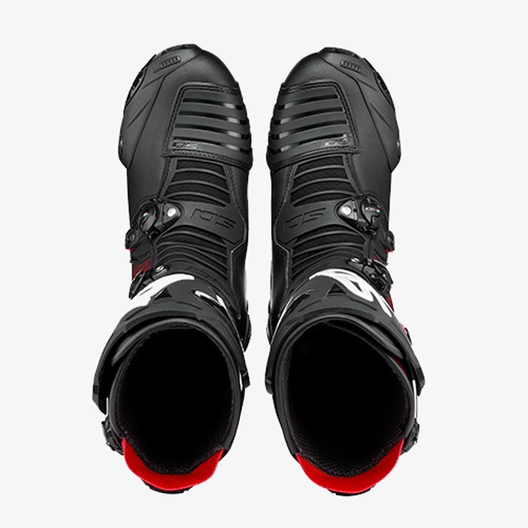 Mag 1 Black & Red Motorcycle Boots