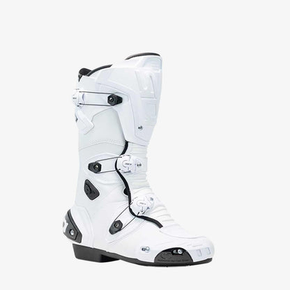 Mag 1 White Motorcycle Boots