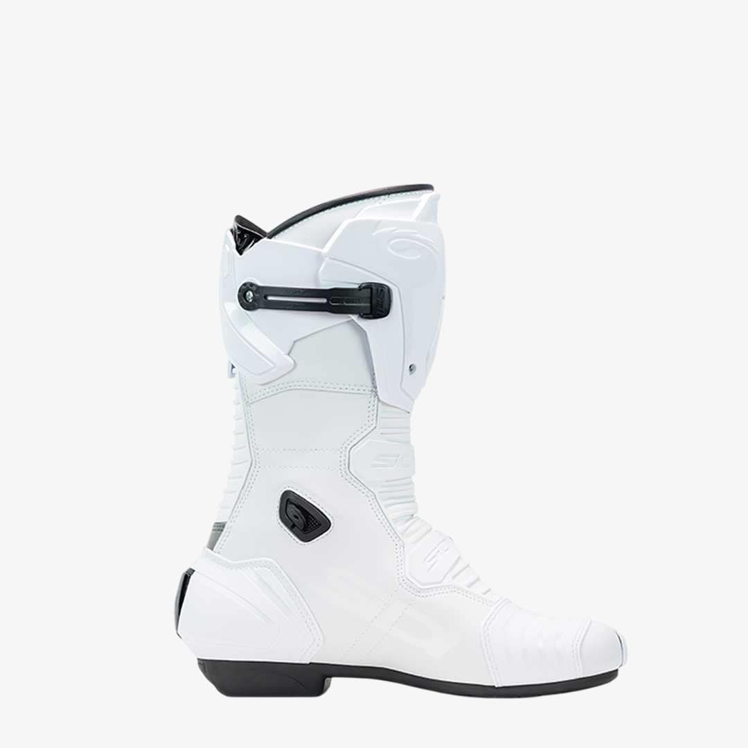 Mag 1 White Motorcycle Boots
