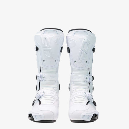 Mag 1 White Motorcycle Boots