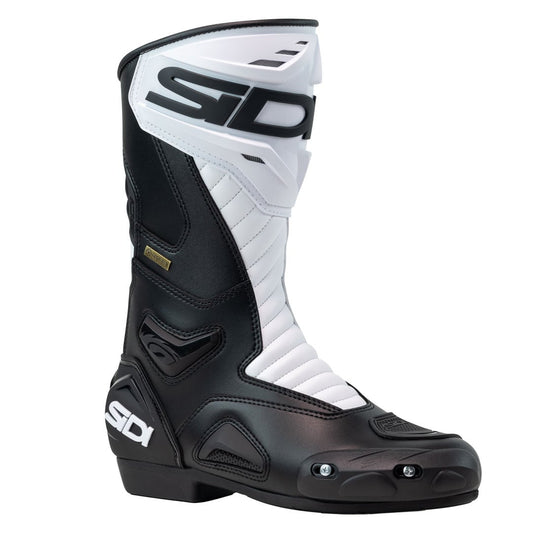 Sidi Performer Gore Black and White Motorcycle Boots