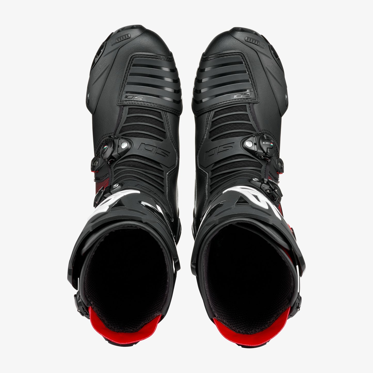 Mag 1 Black & Red Motorcycle Boots