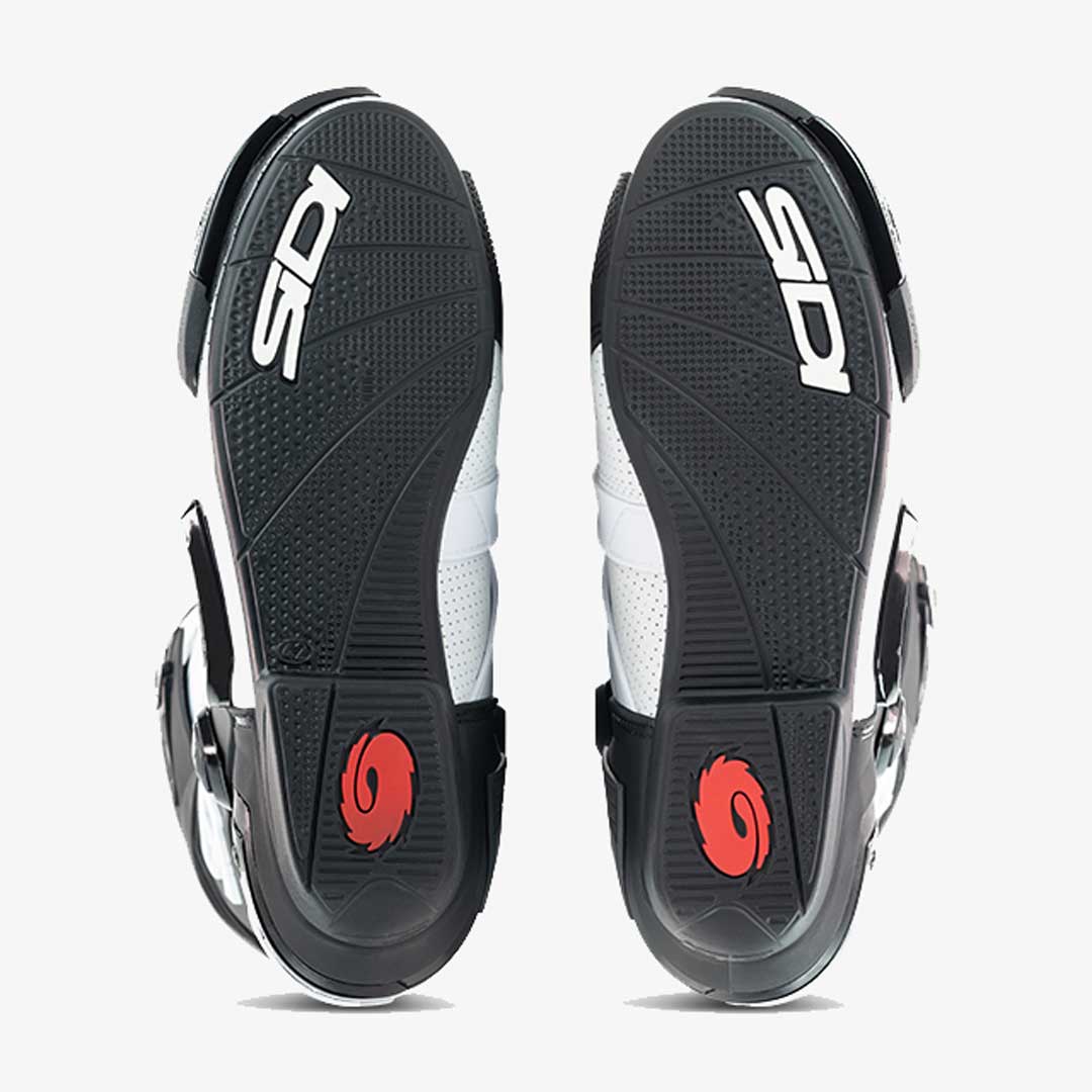 Rex Air White & Black Motorcycle Boots
