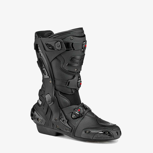 Rex Black Motorcycle Boots