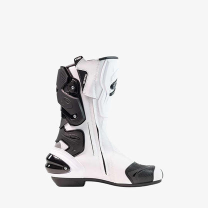 Vertigo 2 White & Black Motorcycle Boots