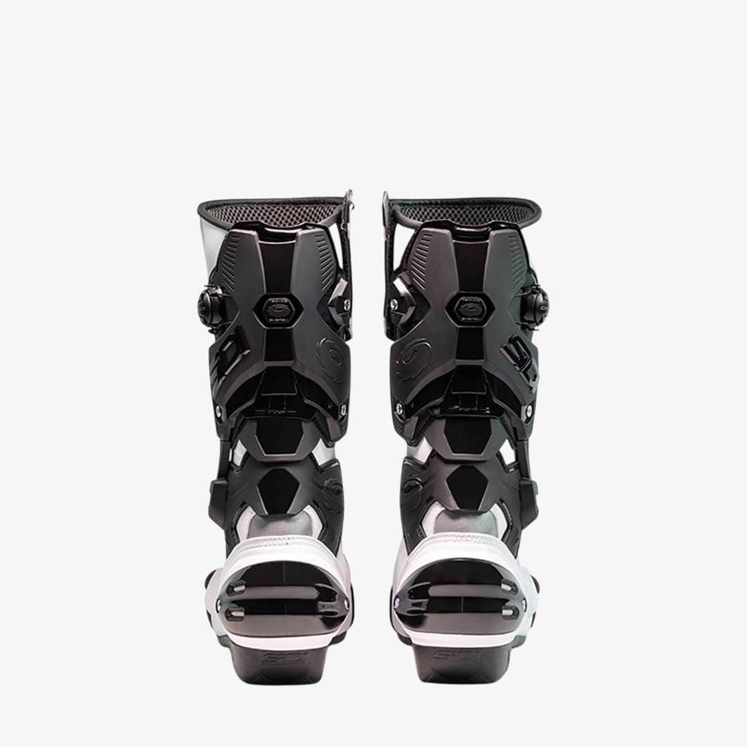 Vertigo 2 White & Black Motorcycle Boots