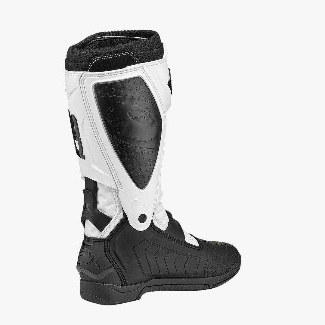 X-Power SC Black & White Motorcycle Boots