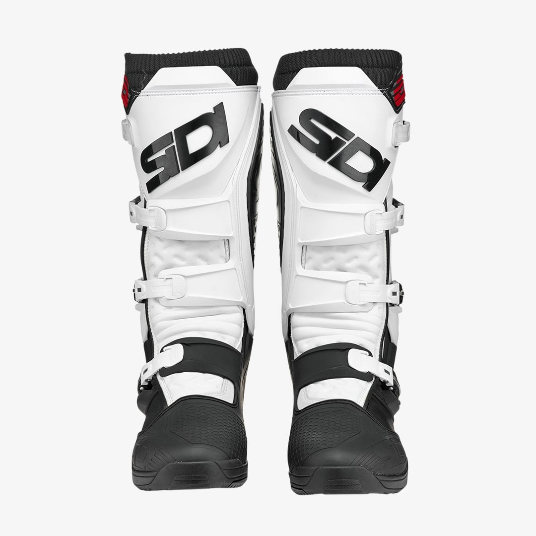 X-Power SC Black & White Motorcycle Boots