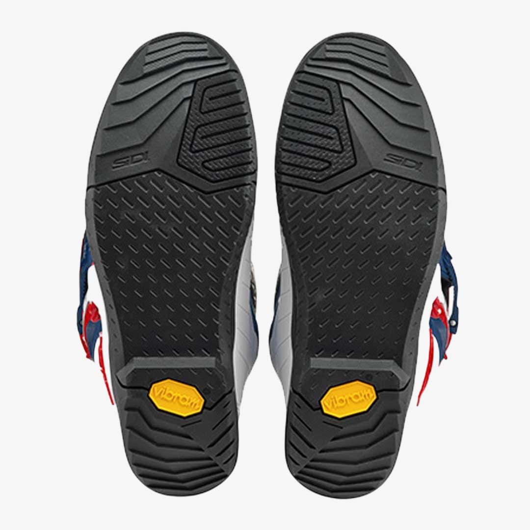 X-Power SC White, Navy & Red Motorcycle Boots