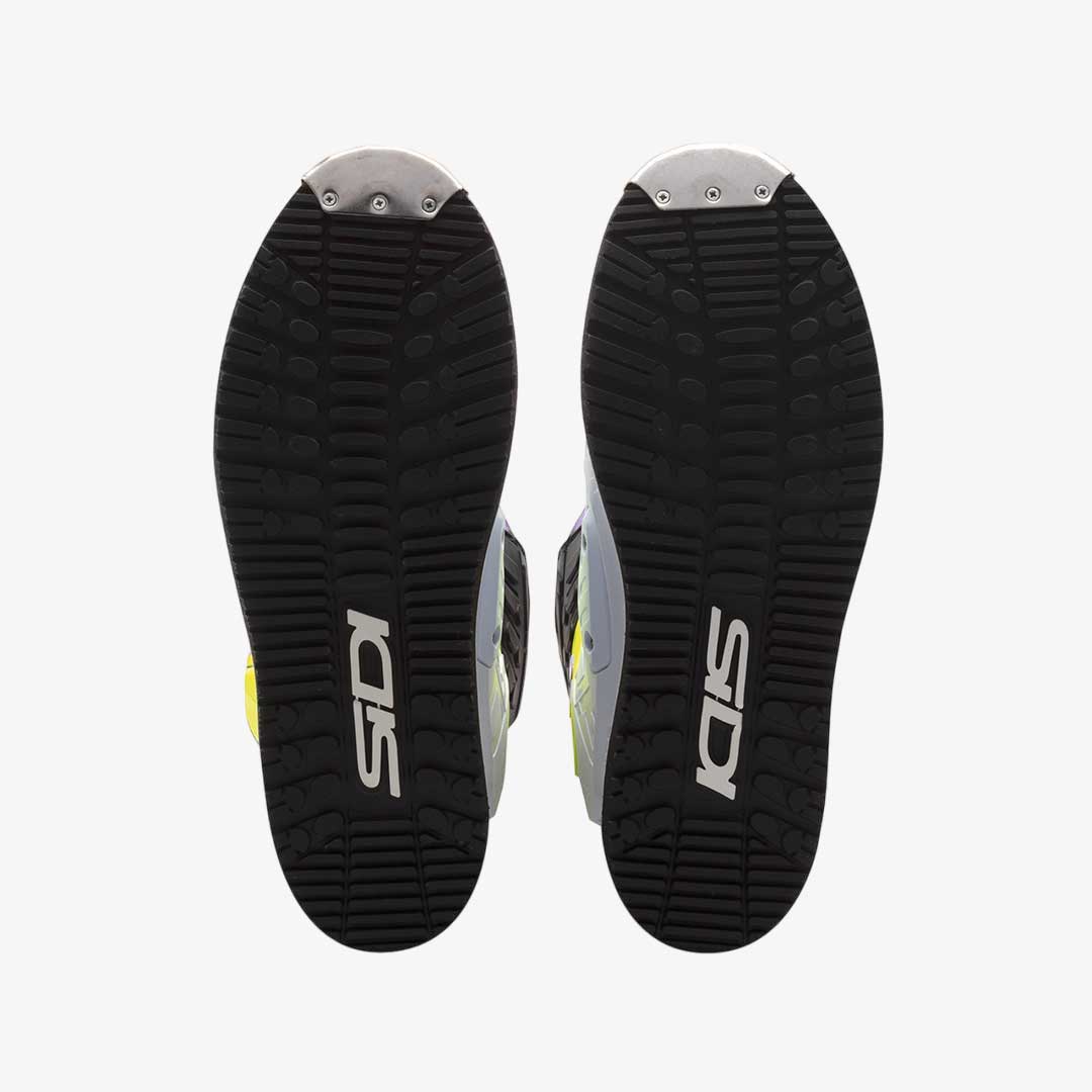 Crossair HD Billy Bolt Purple & Yellow Motorcycle Boots
