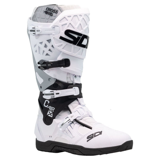 Crossair X White & Black Motorcycle Boots