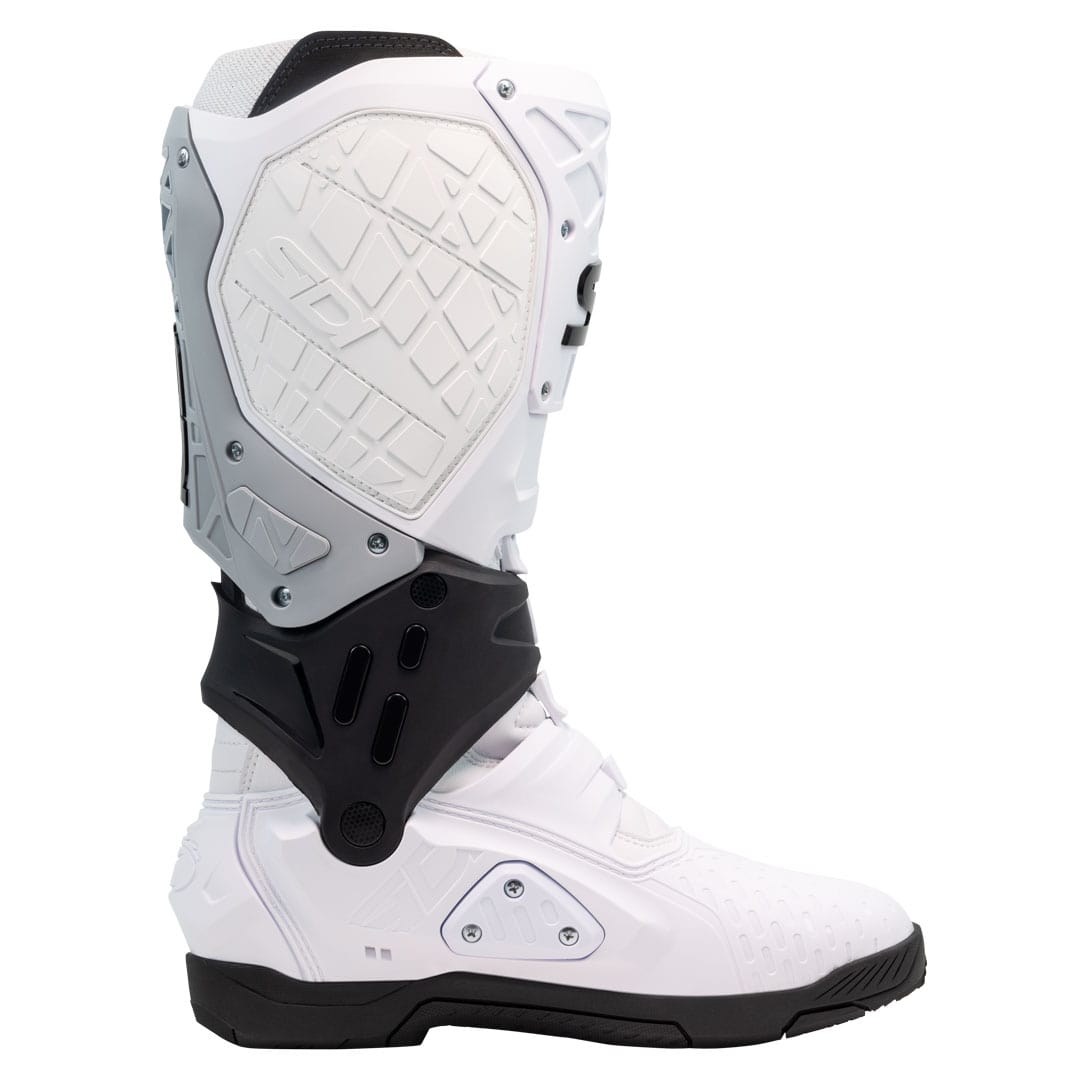 Crossair X White & Black Motorcycle Boots