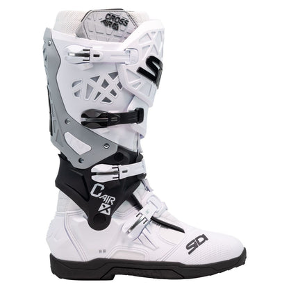 Crossair X White & Black Motorcycle Boots