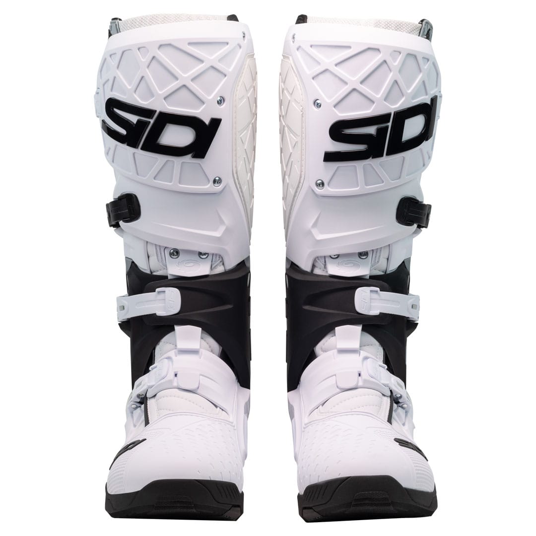 Crossair X White & Black Motorcycle Boots