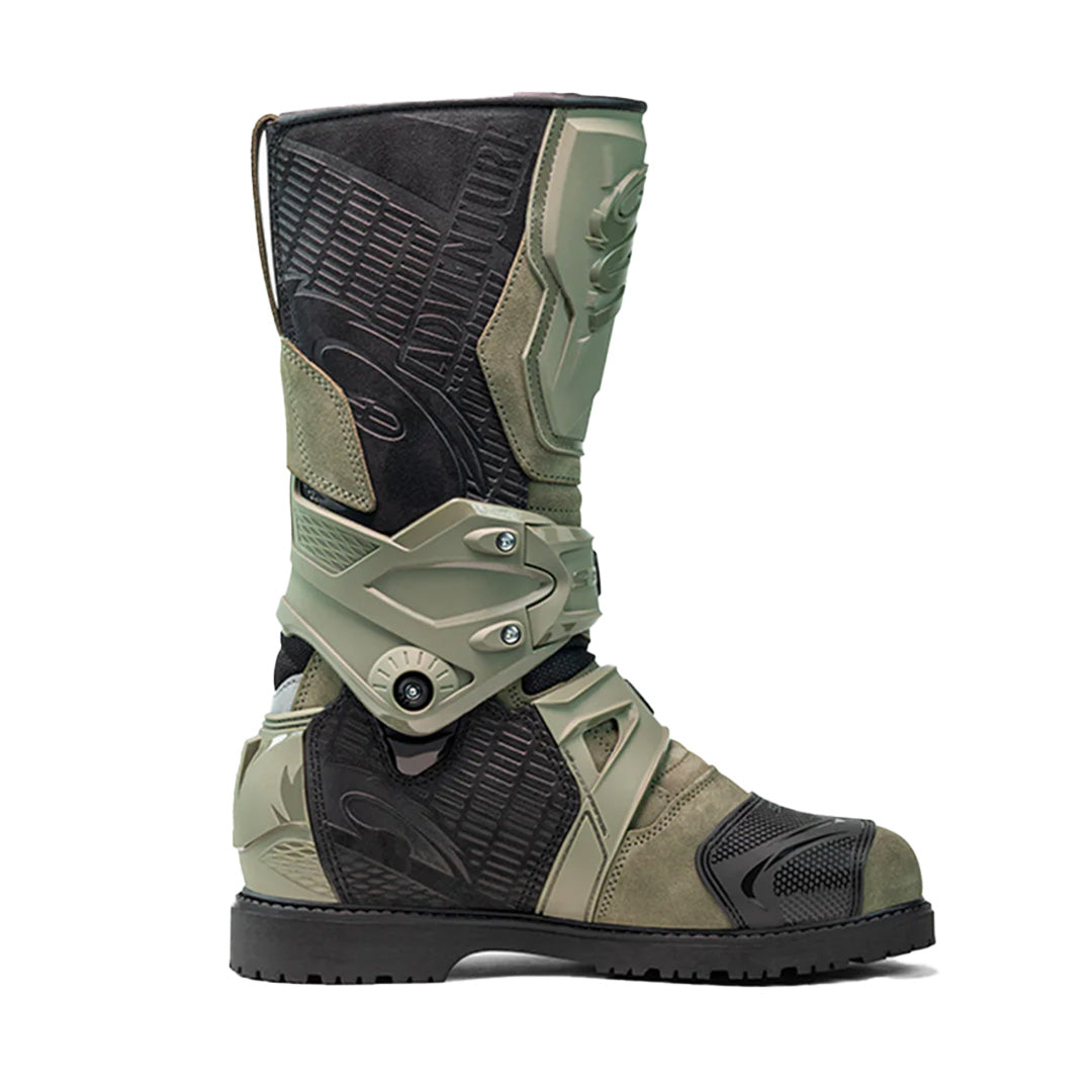 Adventure 2 Gore Military Green Motorcycle Boots