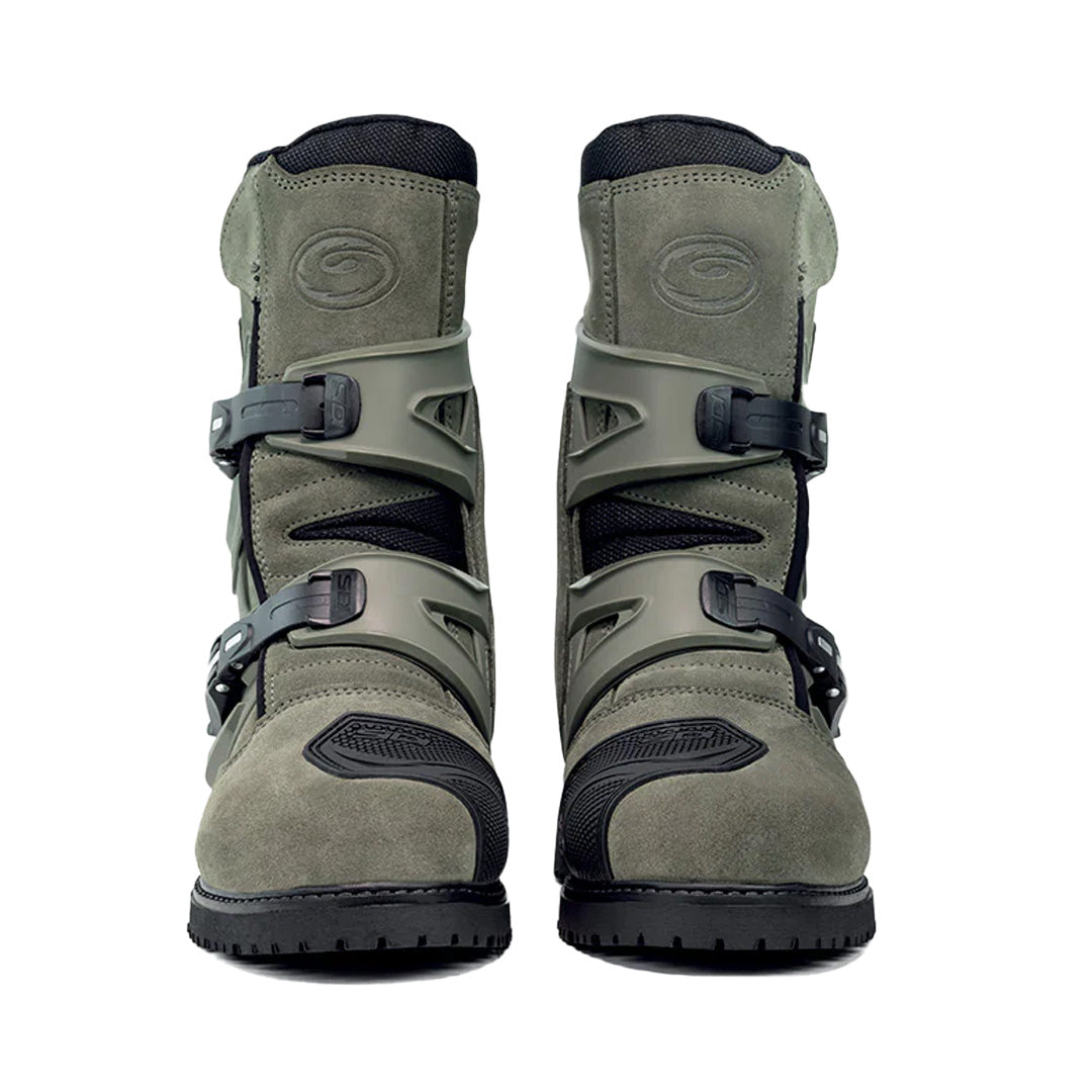 Mid Adventure 2 Gore Tex Military Green Motorcycle Boots