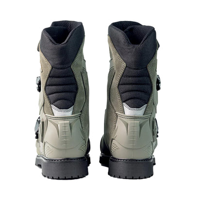 Mid Adventure 2 Gore Tex Military Green Motorcycle Boots