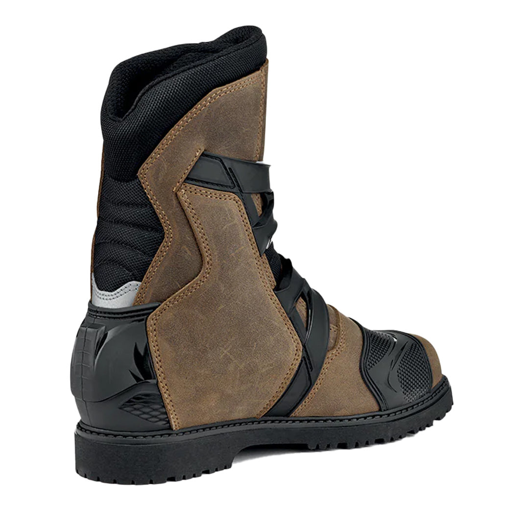 Mid Adventure 2 Gore Tex Tobacco Brown & Black Motorcycle Boots