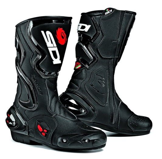 Cobra Black Motorcycle Boots - Size 37