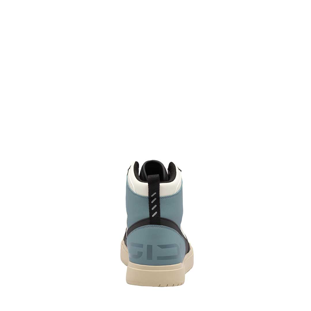 Lynx Black & Frost Grey Motorcycle Shoes