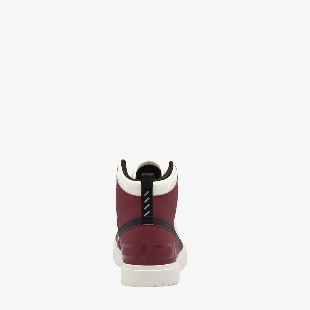 Lynx Black & Dark Red Motorcycle Trainers