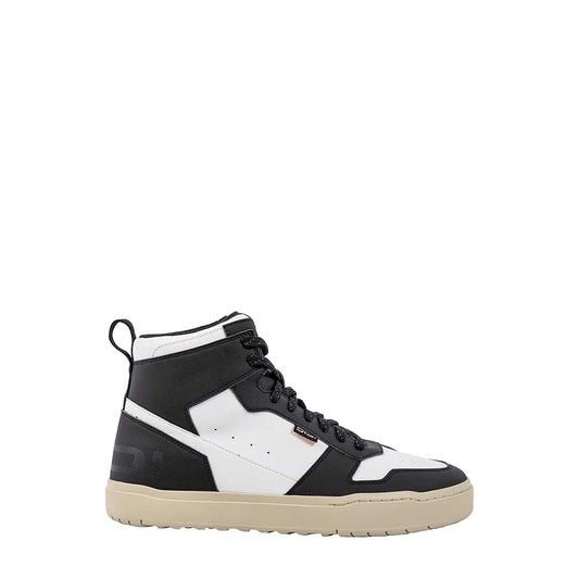 Lynx Black & White Motorcycle Shoes