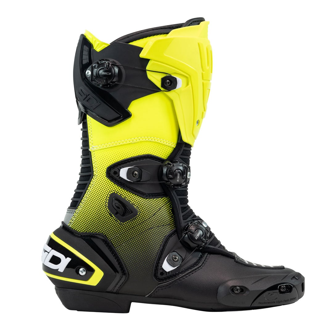 Mag 1 Black & Yellow Motorcycle Boots