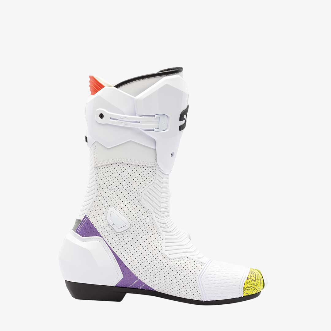 Mag 2 Air Bautista Limited Edition White & Yellow Motorcycle Boots