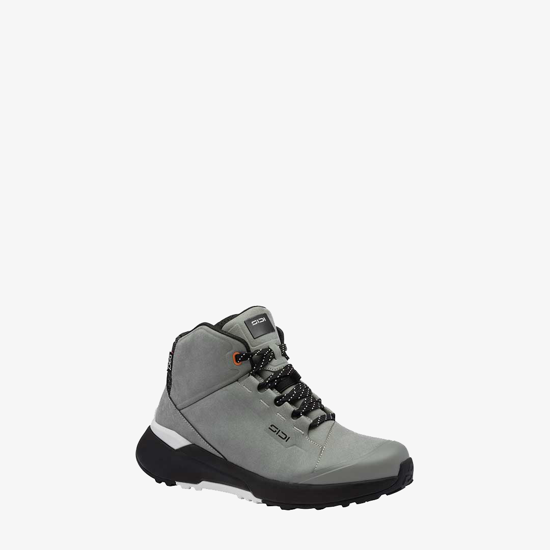 Nucleus Suede WP Deep Forest Green & Black Motorcycle Shoes