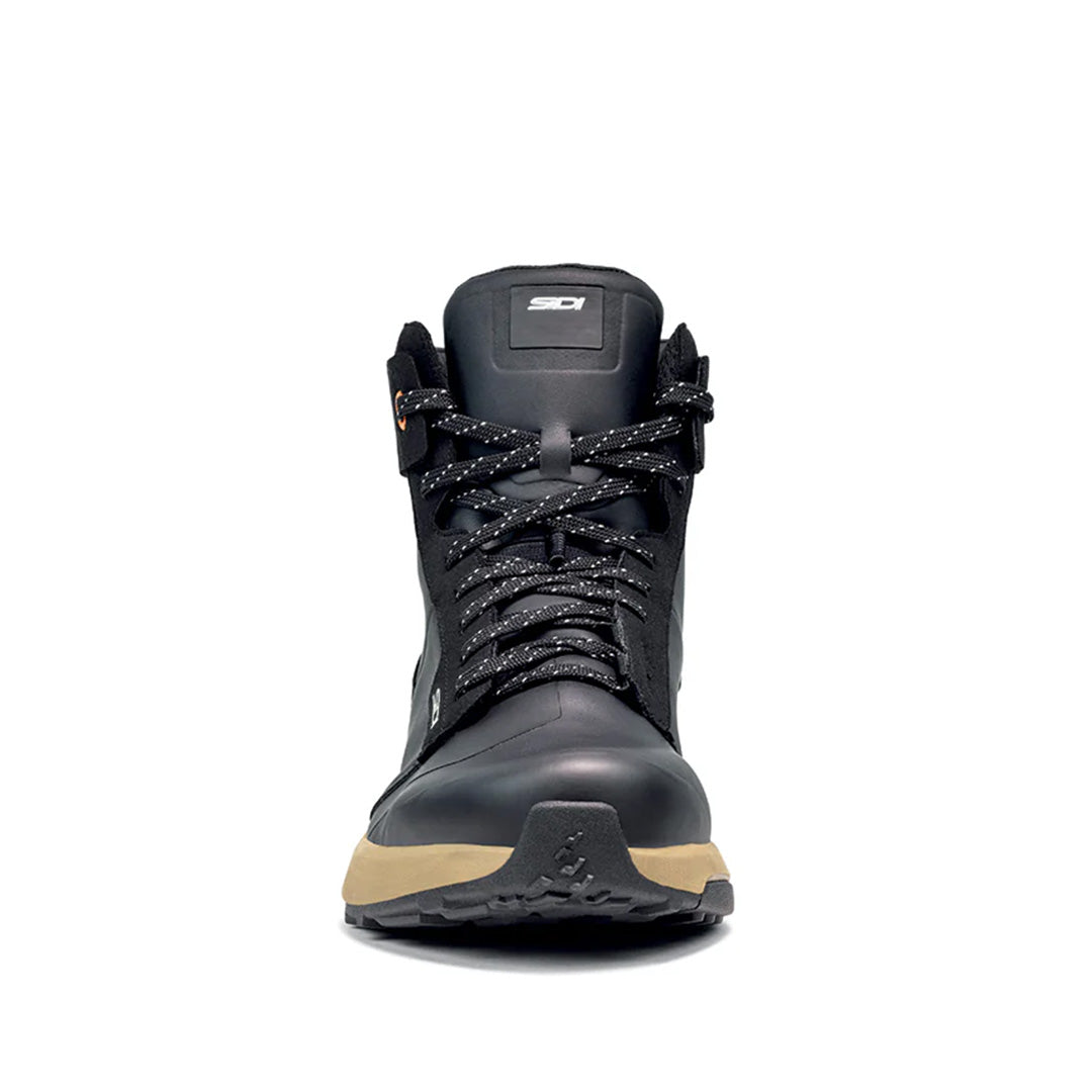 Nucleus High Black & Brown Motorcycle Shoes