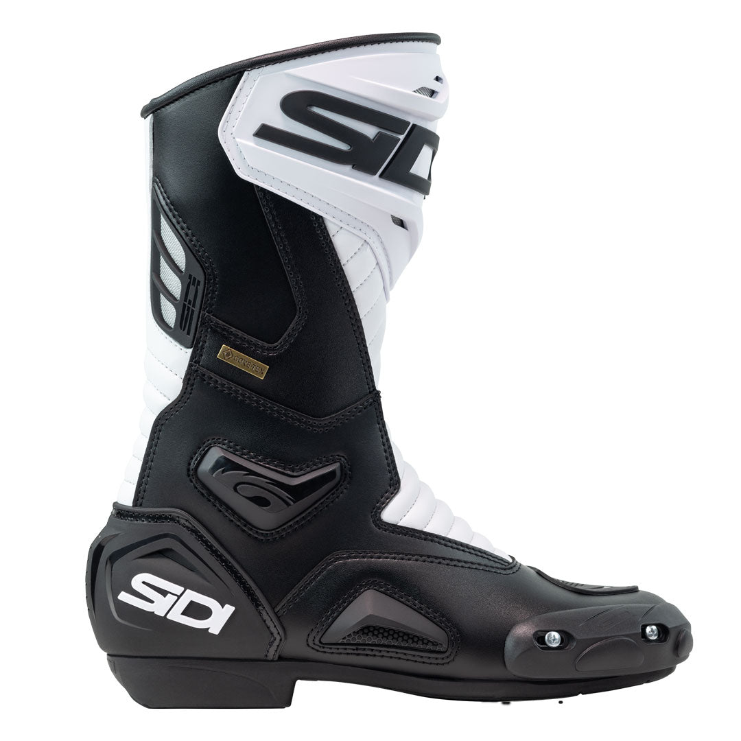 Performer Gore Black & White Motorcycle Boots