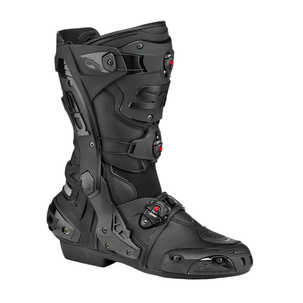 Rex Black Motorcycle Boots