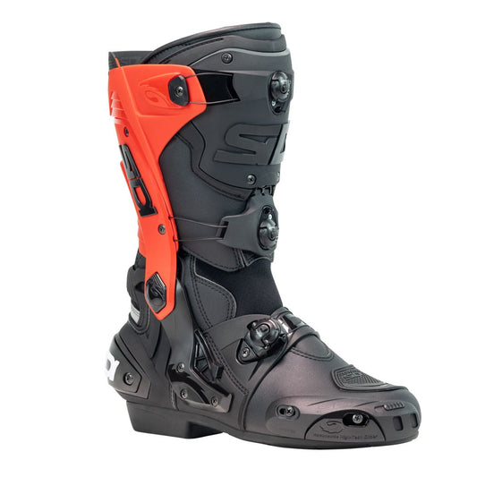 Rex Black & Red Motorcycle Boots