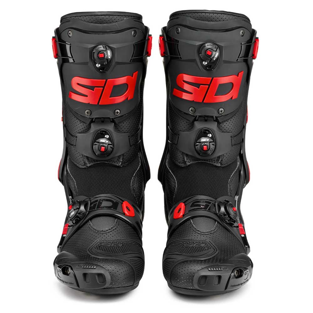 Rex Air Black & Red Motorcycle Boots