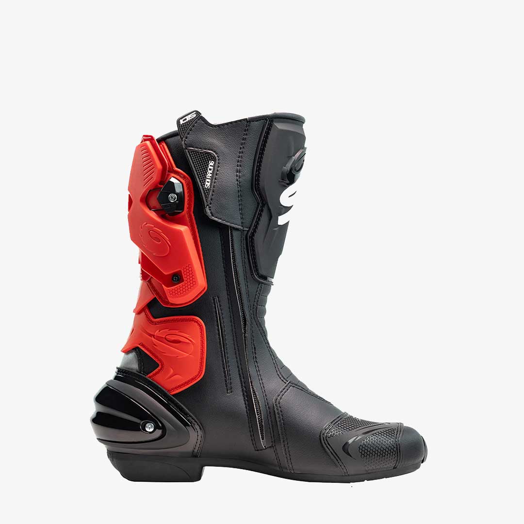 Vertigo 2 Black & Red Motorcycle Boots